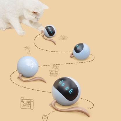 Smart Interactive LED Cat Ball Toy USB Rechargeable