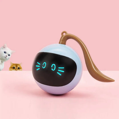 Smart Interactive LED Cat Ball Toy USB Rechargeable