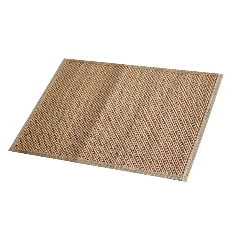 Large Bamboo Weaving Couch Cat Scratch Protect Mat